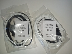 Topný kabel 10 W 1,7 m