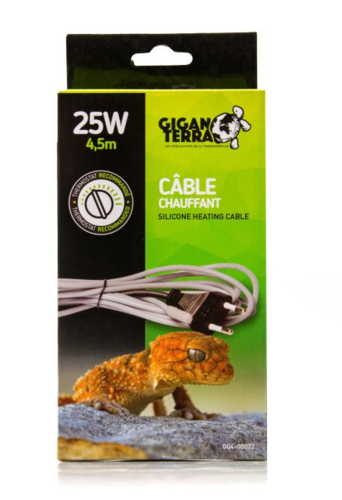 GiganTerra Topný kabel 25W 4,5m